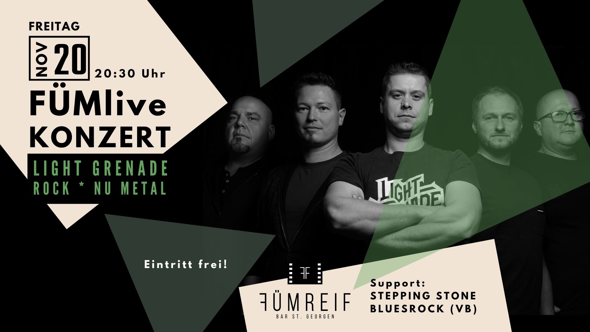 light grenade stepping stone live im fümreif